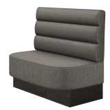 THOMAS | Gastrobank | B:H 100 x 103 cm | Stoff/Textil | Horizontal Gestreift Rund | Stoff/Textil
