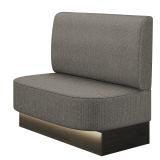 THOMAS | Gastrobank | B:H 100 x 103 cm | Stoff/Textil | Glatt | Stoff/Textil | LED
