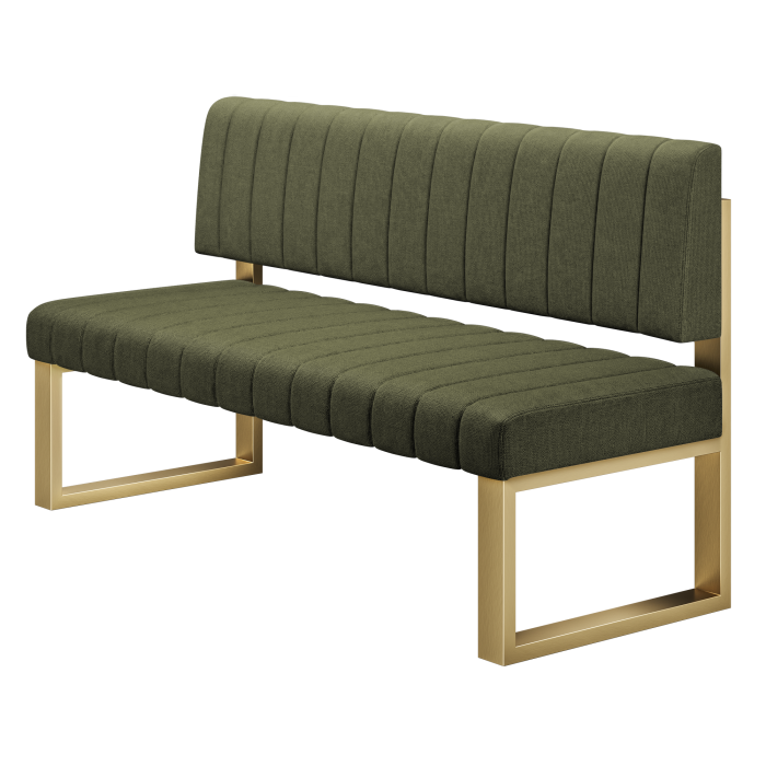 Allen | Sitzbank | B:H 200 x 72 cm | Grün | Gestreift | Stoff/Textil