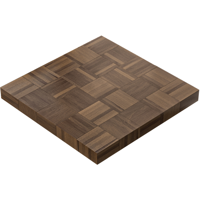 COLUMBIA | Plateau de table gastro | 100 x 100 x 6 cm | Carré | Noyer