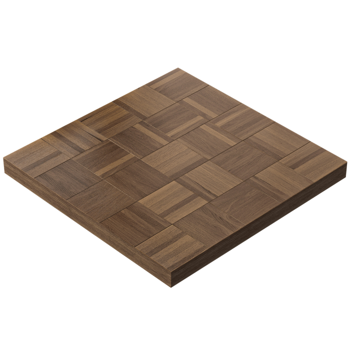 COLUMBIA | Piano tavolo gastro | 70 x 70 x 6 cm | Quadrato | Noce