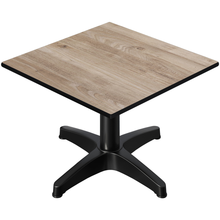 CPBL | Tavolo da salotto compatto | L:P:H 60 x 60 x 42 cm | rovere / alluminio | peso aggiuntivo CPBL | Tavolo da salotto compatto | L:P:H 60 x 60 x 42 cm | rovere / alluminio | peso aggiuntivo