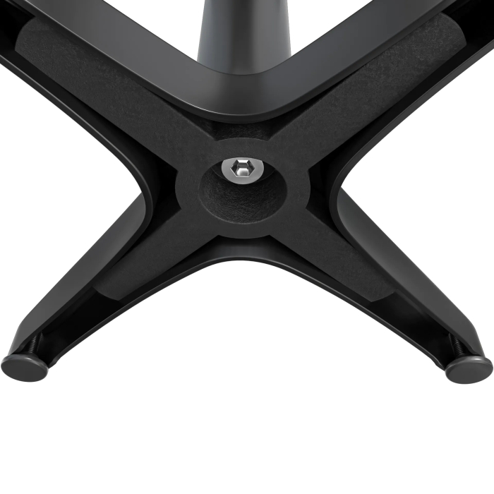 CPBL | Compact Loungetisch | Ø:H 60 x 42 cm | Eiche-Weiß / Aluminium Schwarz | Klappbar | Zusatzgewicht
