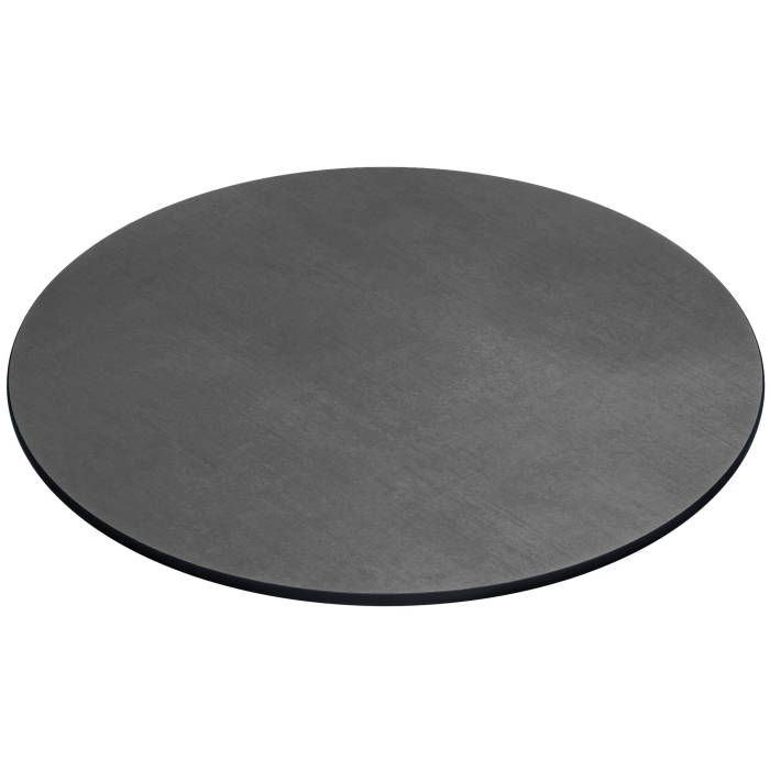 COMPACT | Gastro HPL Tischplatte | Ø 120 cm | Anthrazit | Rund