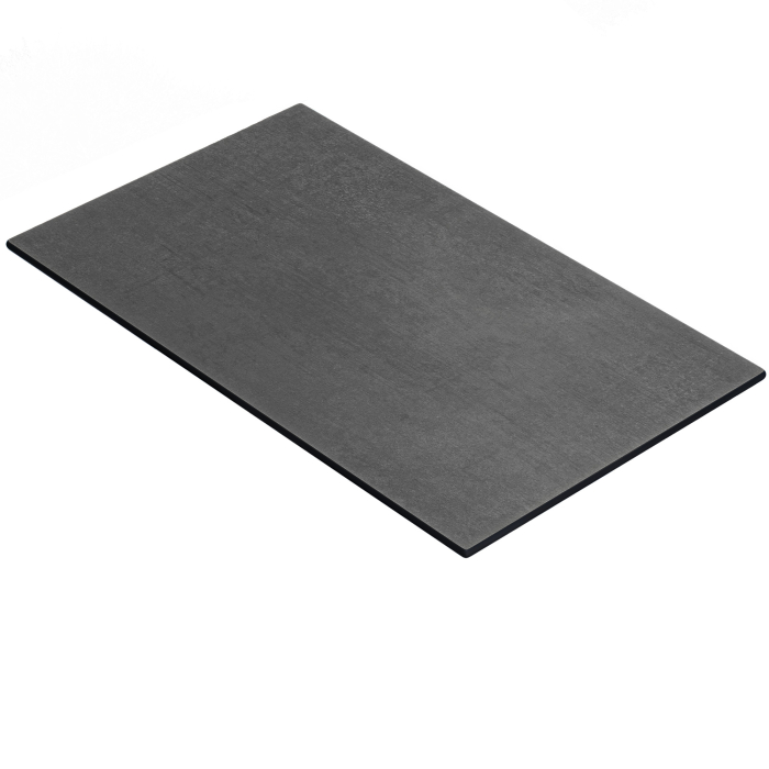 COMPACT | Gastro HPL tabletop | 180 x 90 cm | Anthracite | Round