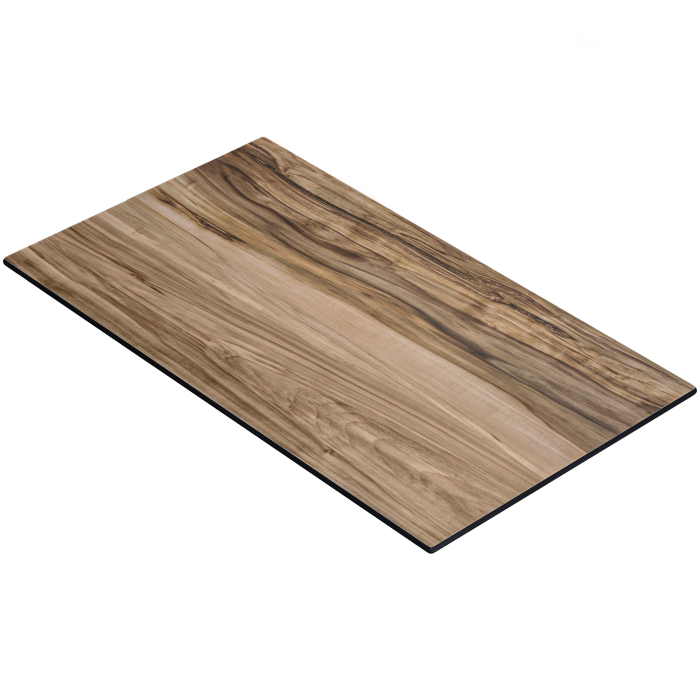COMPACT | Mesa de HPL Gastro | 230 x 110 cm | Sheesham | Redonda