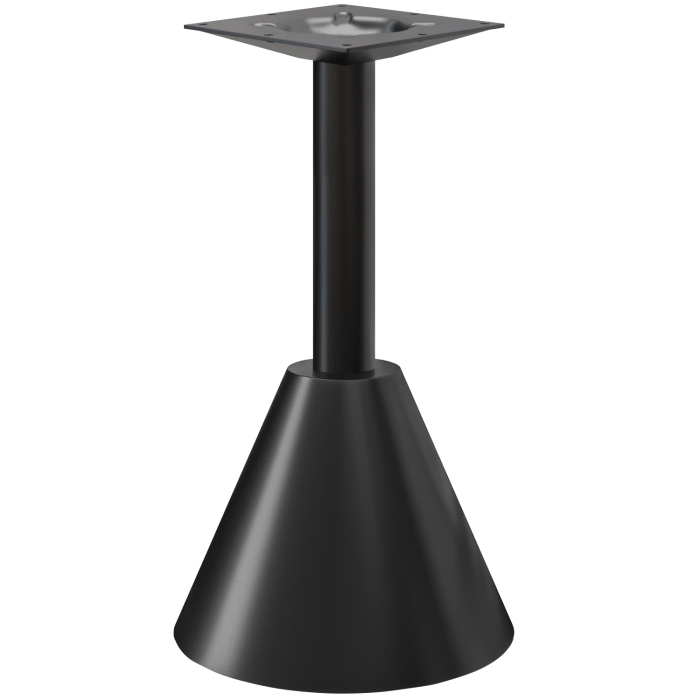 CONE | Bistro Tischgestell | Höhe: 105 cm | Schwarz | Fuß: Ø 45 x H 48 cm