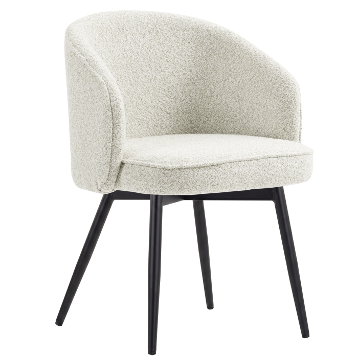 Antonella | Hotell Stol | Creme | Teddystoff