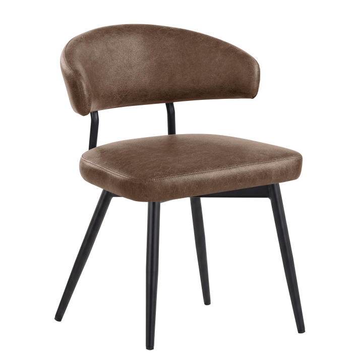 Sara | Fauteuil Hotel | Marron | Cuir