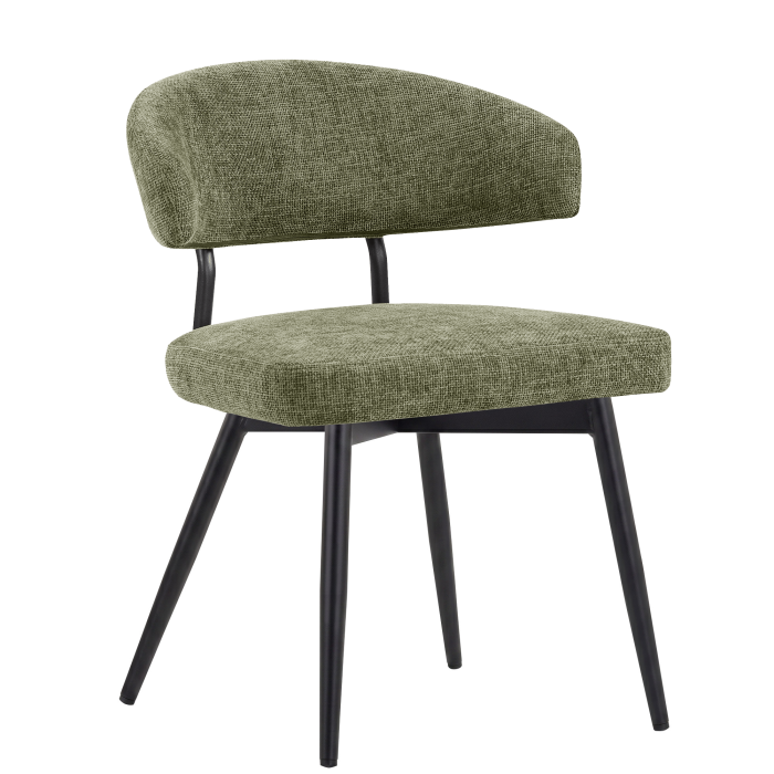 Sara | Hotel Chair | Green | Fabric/Textile