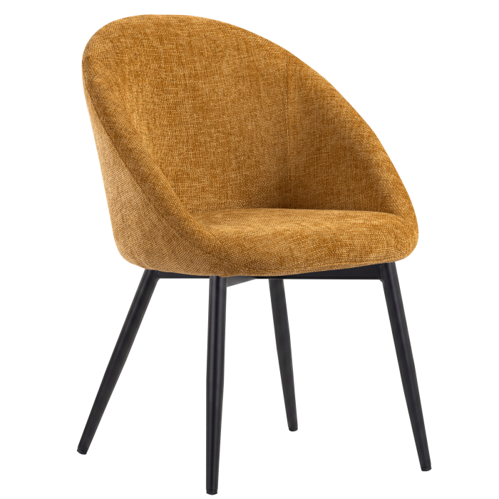 Lauren | Hotel Stuhl | Honig Braun | Stoff/Textil