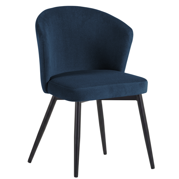 Lynn | Hotel Chair | Blue | Velvet