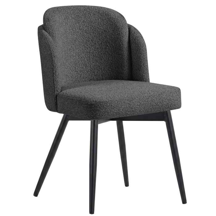 Hannah | Hotel Chair | Dark Gray | Teddystoff