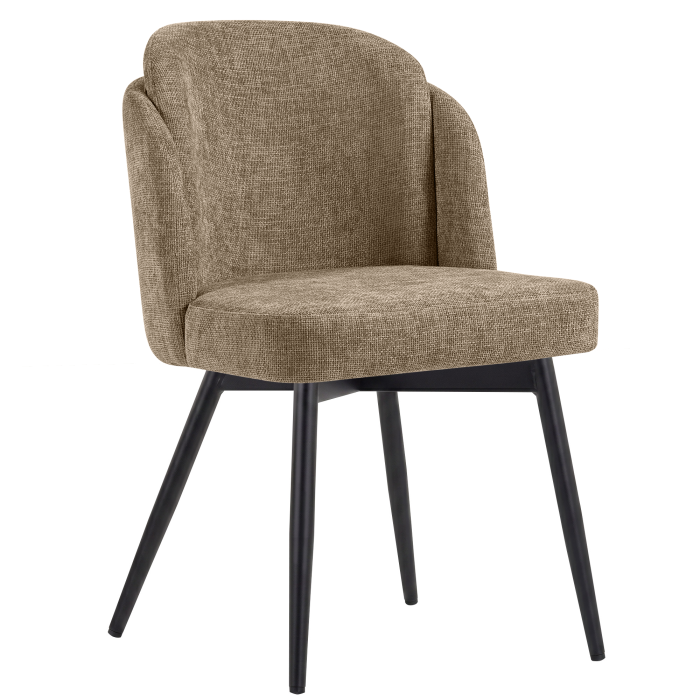 Hannah | Hotel Chair | Taupe | Fabric/Textile