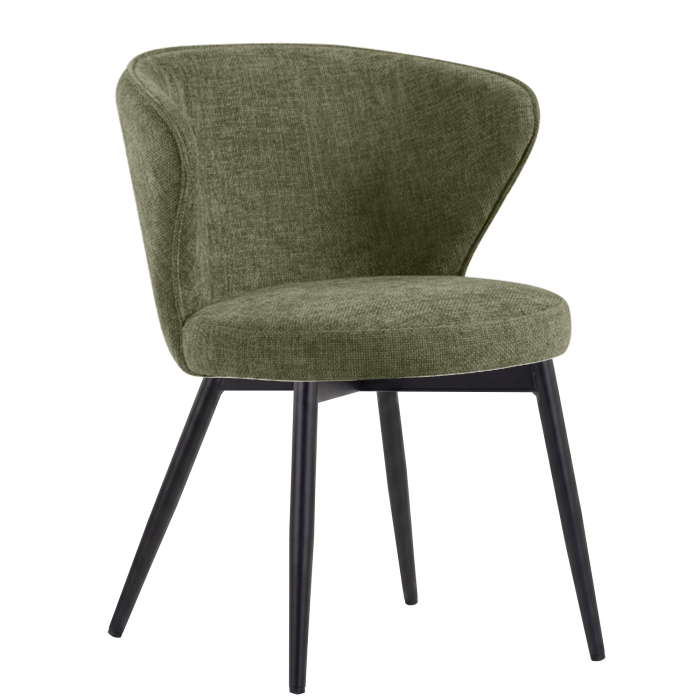 Isabella | Hotel Chair | Green | Fabric/Textile