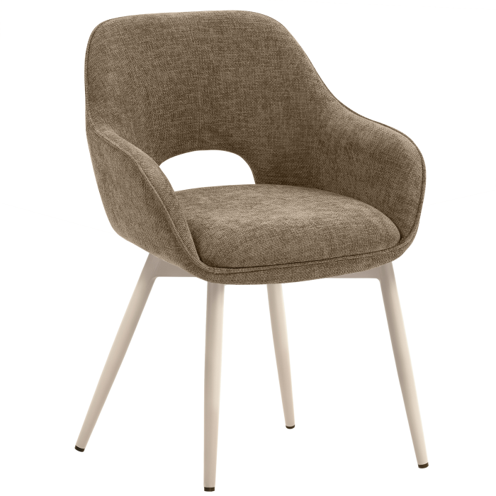 KATARINA | Hotelstol | Stoff/tekstiler | Taupe