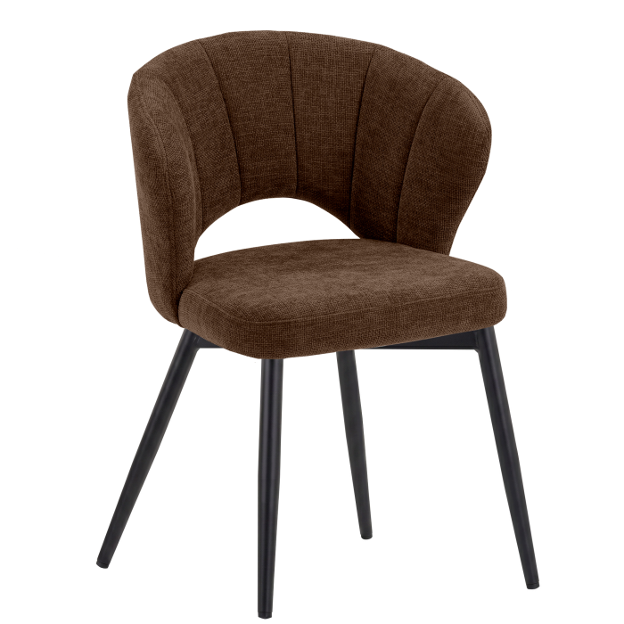 JOHANNA | Hotel Chair | Fabric/Textile | Brown