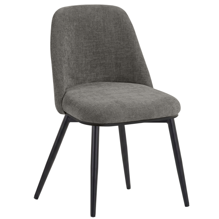 TINA | Hotellstol | Textil/Tyg | Grå | Svängfunktion