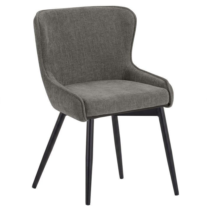 JULIUS | Chaise de hotel | Tissu / Tissus | Gris | Fonction pivotante