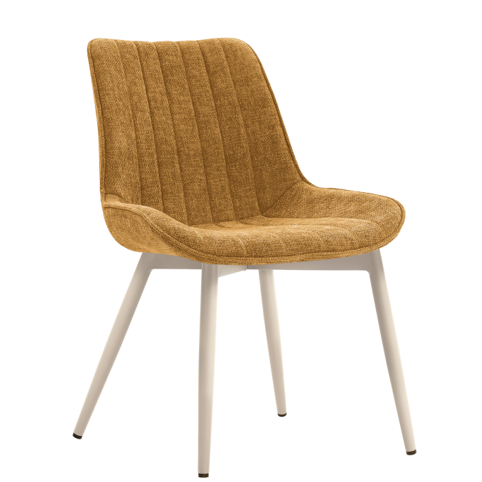 EMILY | Hotel Stuhl | Stoff/Textil | Honig Braun