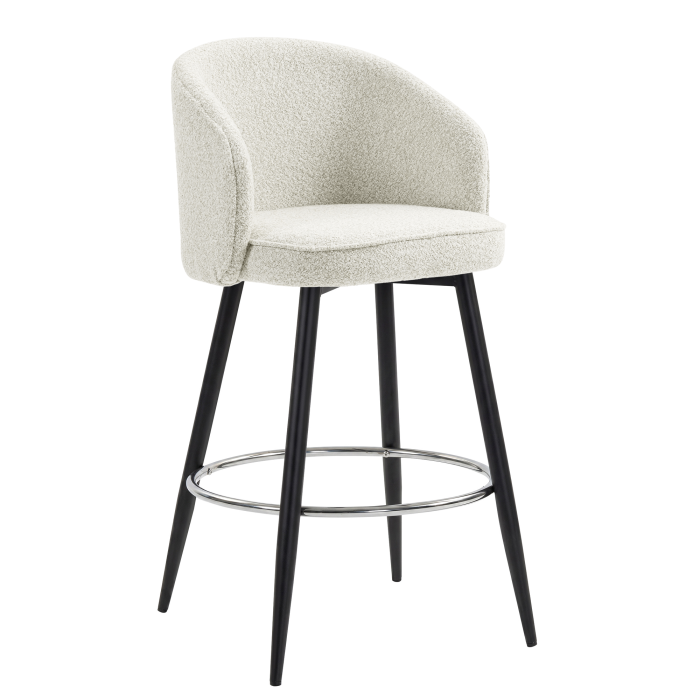 ANTONELLA | Hotel Barhocker | Creme | Teddystoff