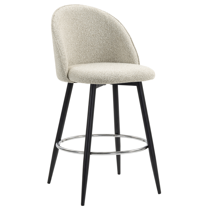 HAILEY | Hotel Barhocker | Beige | Teddystoff