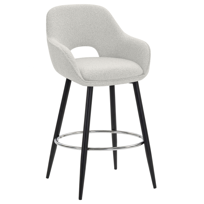 KATARINA | Hotel Barhocker | Teddystoff | Creme