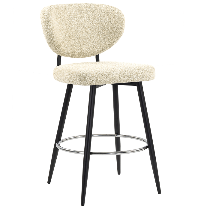 YARA | Hotel Barhocker | Beige | Teddystoff