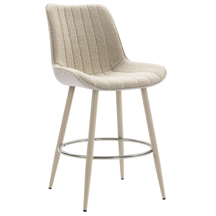 EMILY | Hotel Barhocker | Teddystoff | Beige