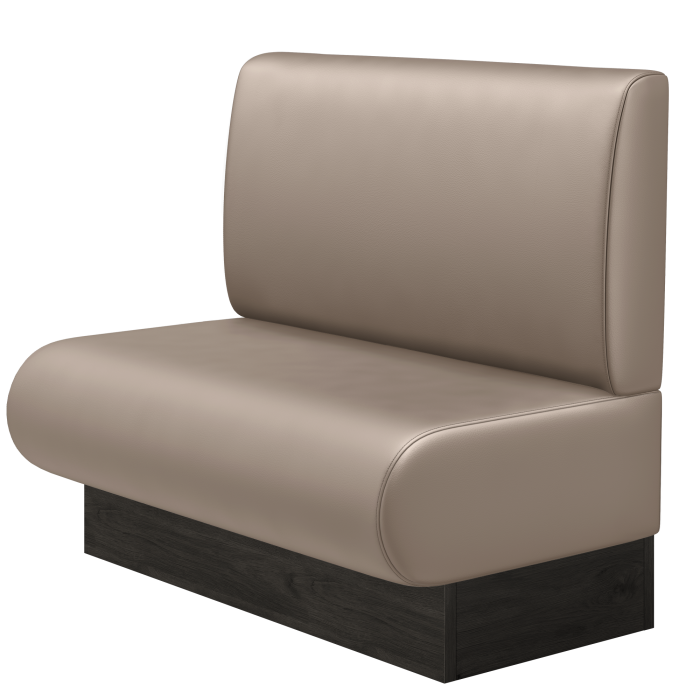 NINVA | Gastrobank | B:H 100 x 103 cm | Taupe | Glatt | Leder