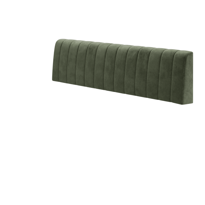 Areo | Sitzbank | B:H 160 x 72 cm | Grün | Gestreift | Samt
