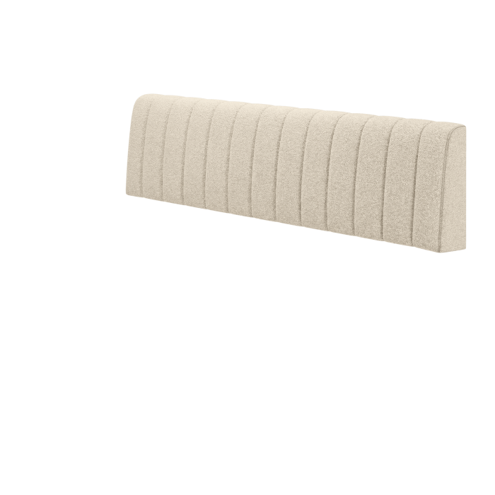 Areo | Sitzbank | B:H 180 x 72 cm | Beige | Gestreift | Teddystoff