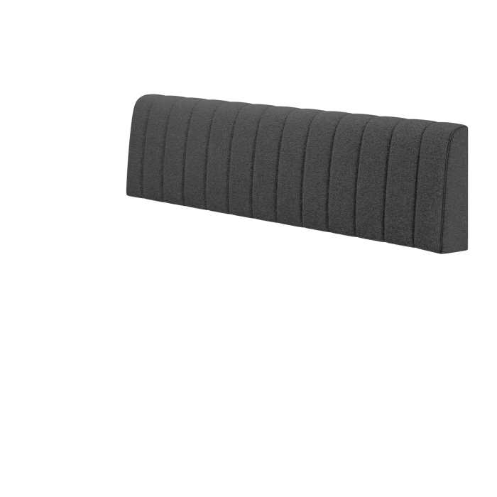 Areo | Sitzbank | B:H 60 x 72 cm | Dunkel Grau | Gestreift | Teddystoff