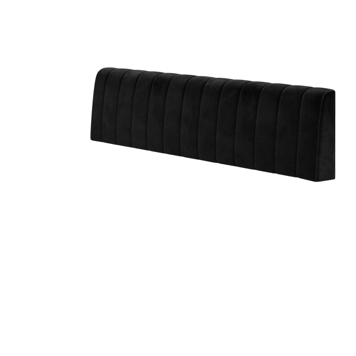 Areo | Sitzbank | B:H 60 x 72 cm | Schwarz | Gestreift | Samt