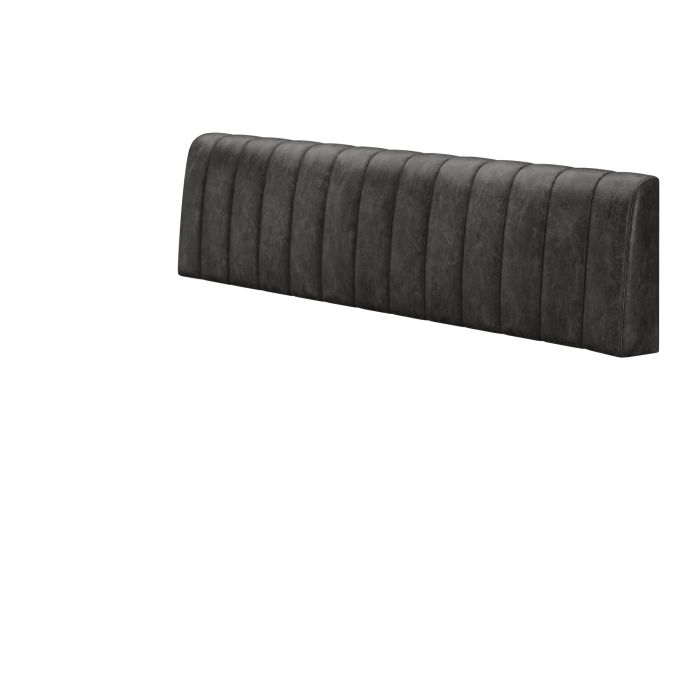 Areo | Sitzbank | B:H 180 x 72 cm | Schwarz | Gestreift | Leder