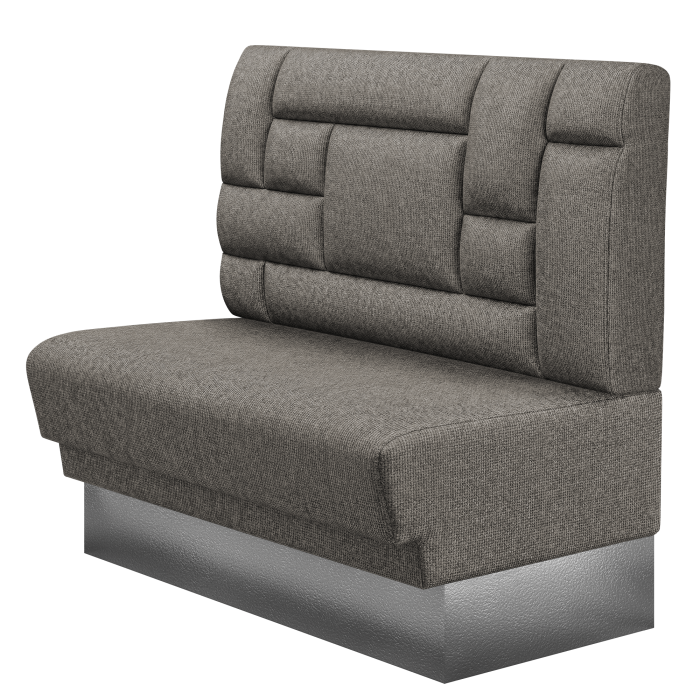 TATJANA | Gastrobank | B:H 100 x 103 cm | Grau | Tetris Design | Stoff/Textil