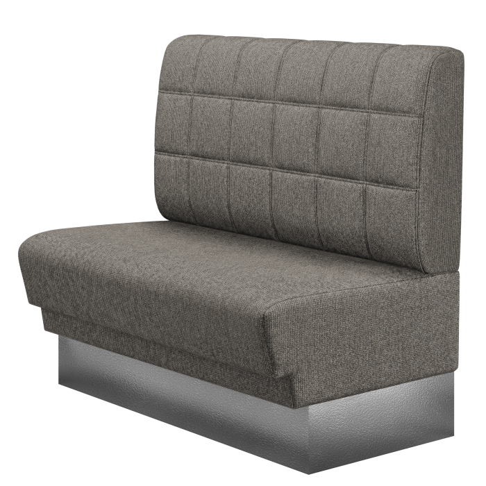 TATJANA | Gastrobank | B:H 100 x 103 cm | Grau | Blocks | Stoff/Textil
