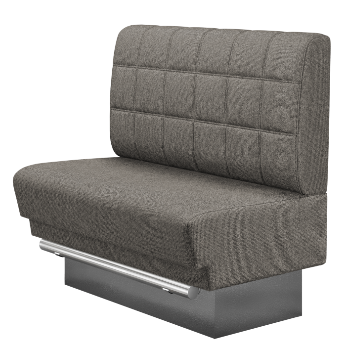 TATJANA | Gastro Hochbank | B:H 100 x 136 cm | Grau | Blocks | Stoff/Textil