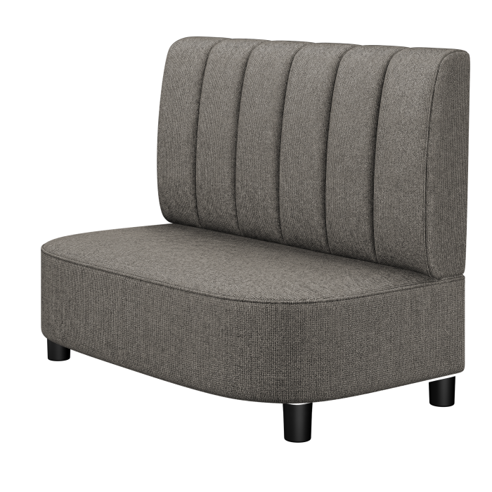 THOMAS | Gastro Lounge Bank | B:H 100 x 94 cm | Stoff/Textil | Gestreift | Stoff/Textil
