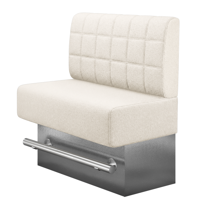 MELISSA | Gastro Hochbank | B:H 100 x 126 cm | Creme | Blocks | Teddystoff