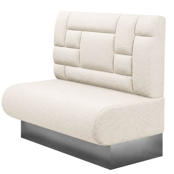 NINVA | Gastrobank | B:H 100 x 103 cm | Creme | Tetris Design | Teddystoff