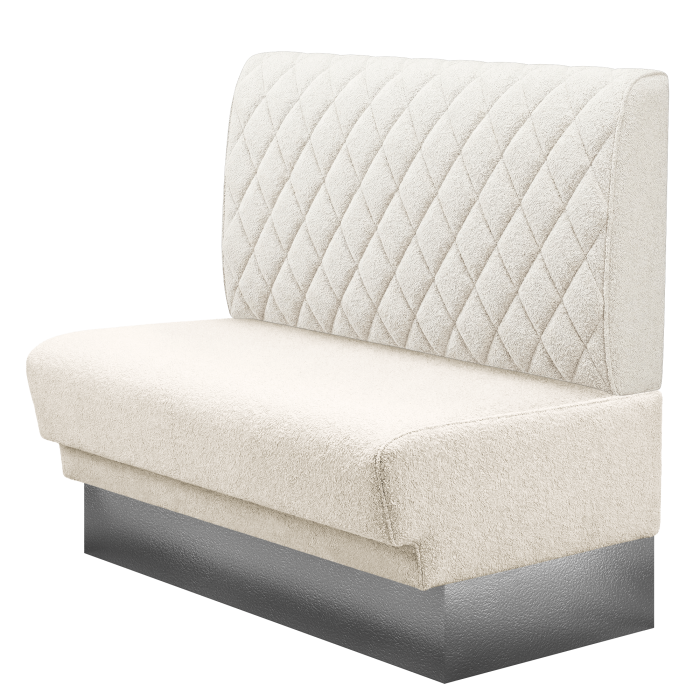 TATJANA | Gastrobank | B:H 100 x 103 cm | Creme | Raute | Teddystoff