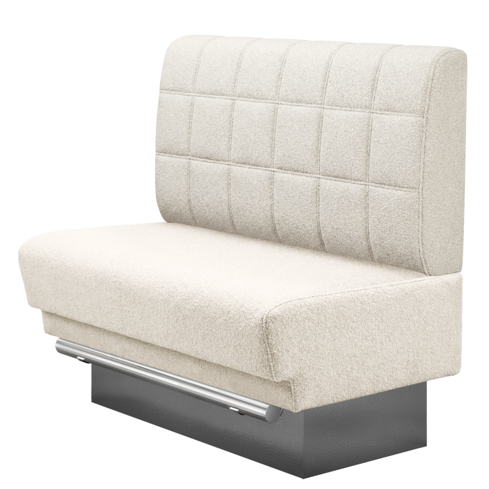 TATJANA | Gastro Hochbank | B:H 100 x 126 cm | Creme | Blocks | Teddystoff