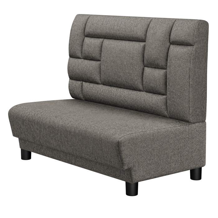 TATJANA | Gastrobank | B:H 100 x 103 cm | Grau | Tetris Design | Stoff/Textil