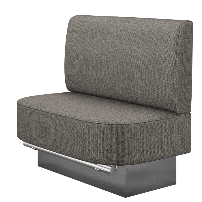 THOMAS | Gastro Hochbank | B:H 100 x 136 cm | Stoff/Textil | Glatt | Stoff/Textil