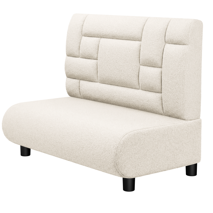 NINVA | Gastrobank | B:H 100 x 103 cm | Creme | Tetris Design | Teddystoff