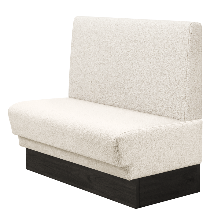 TATJANA | Gastrobank | B:H 100 x 103 cm | Creme | Glatt | Teddystoff