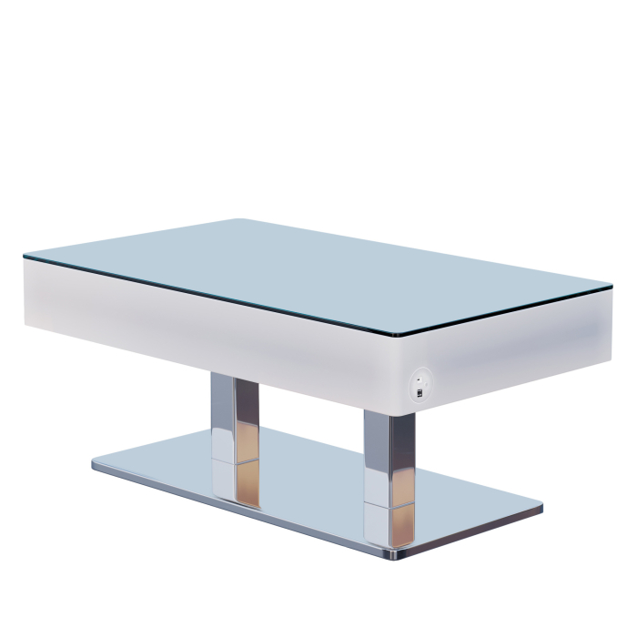 COOZY | LED Verlichte Loungetafel | B:D:H 120 x 70 x 52 cm | RGB | Batterij