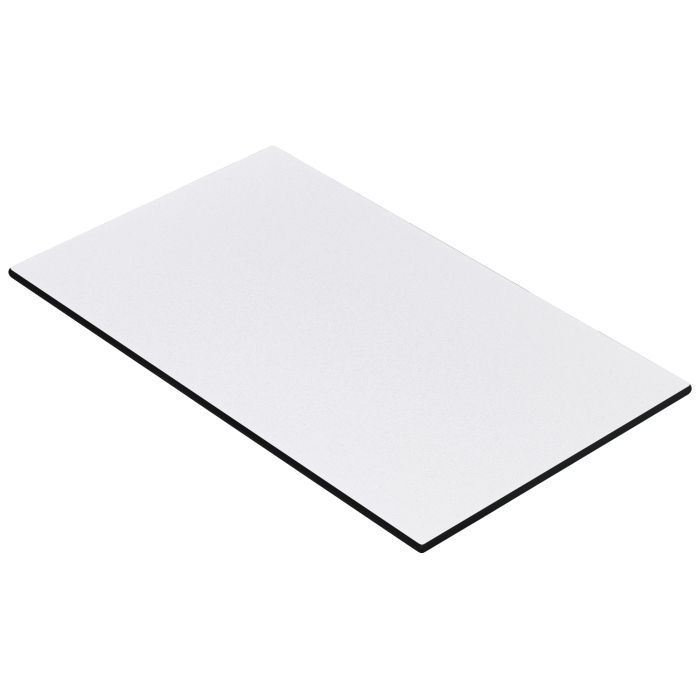 COMPACT | Gastro HPL Tischplatte | B:T 120 x 70 cm | Weiß | Rechteckig