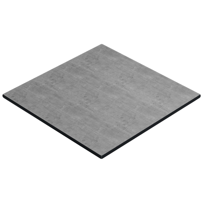 COMPACT | Gastro HPL Tischplatte | B:T 70 x 70 cm | Beton | Quadratisch